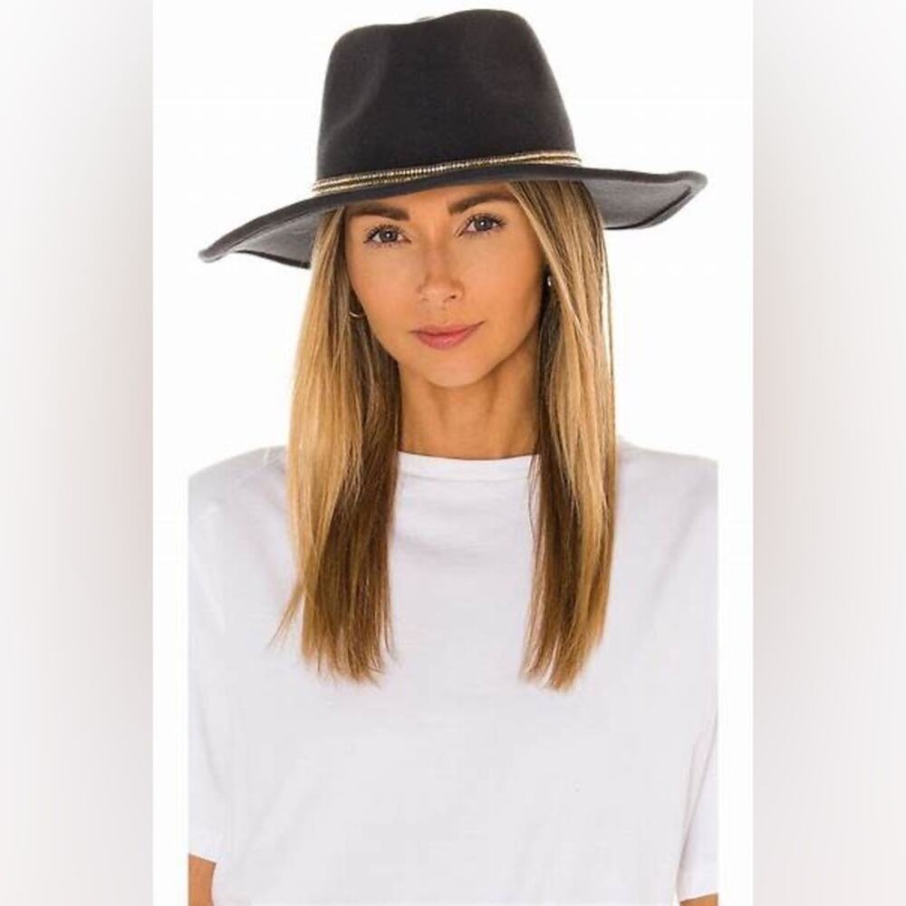 Nikki Beach Gray Wool UPF 50+ Micah Wide Brim Hat
